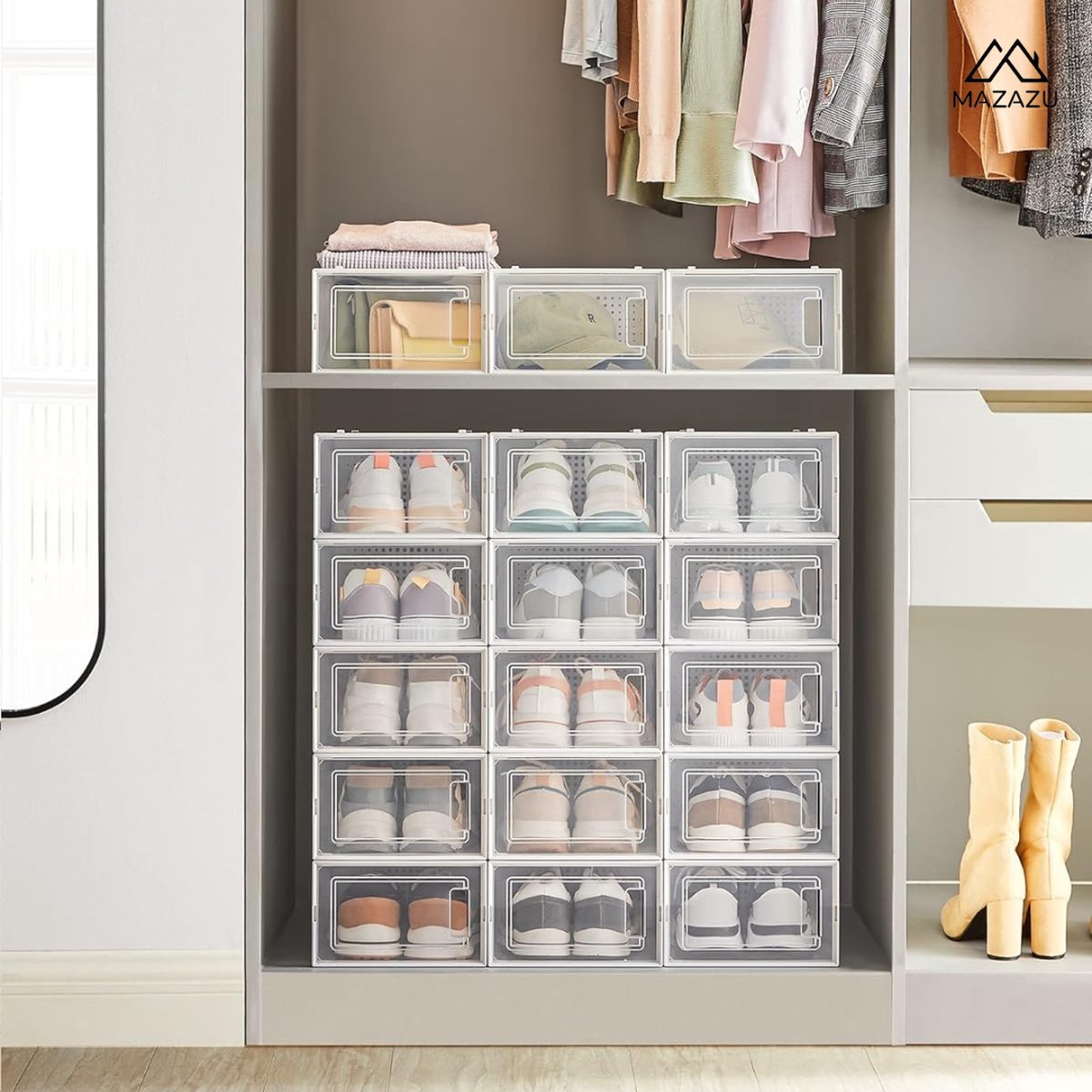 MAZAZU Schoenendoos / Opbergdozen - Doorzichtig Matilde