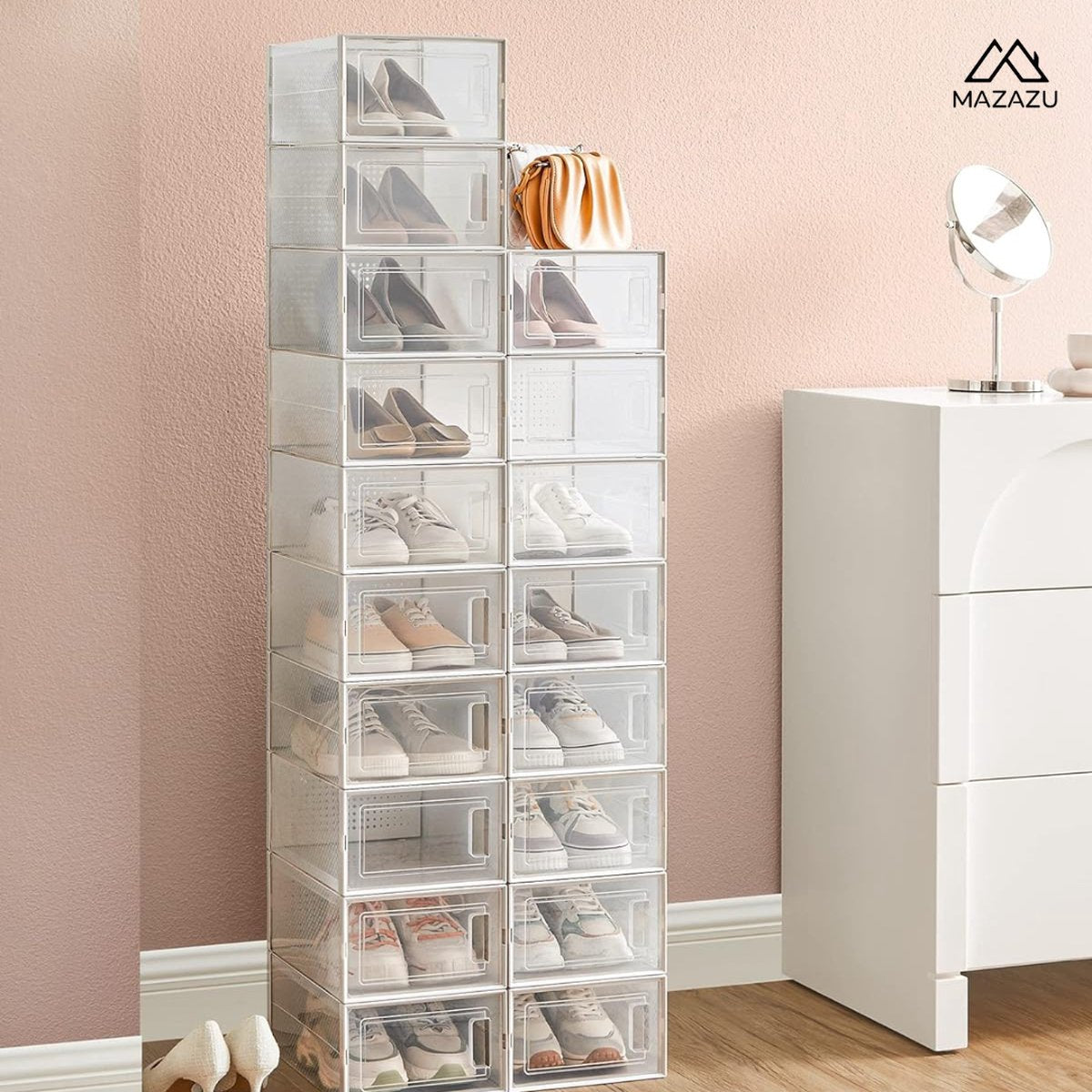MAZAZU Schoenendoos / Opbergdozen - Doorzichtig Matilde