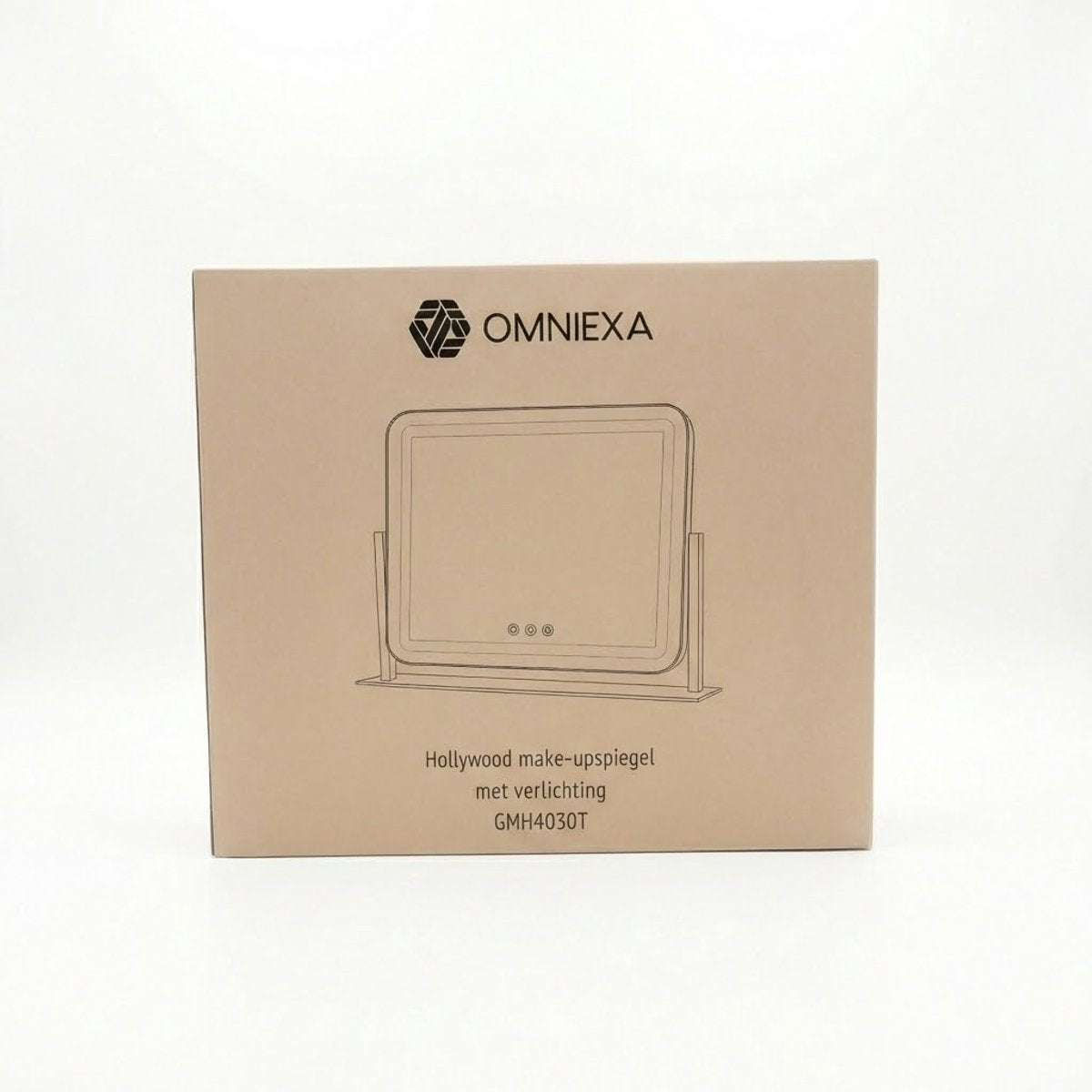 OMNIEXA Hollywood spiegel Chantally 40x30 cm - verpakking