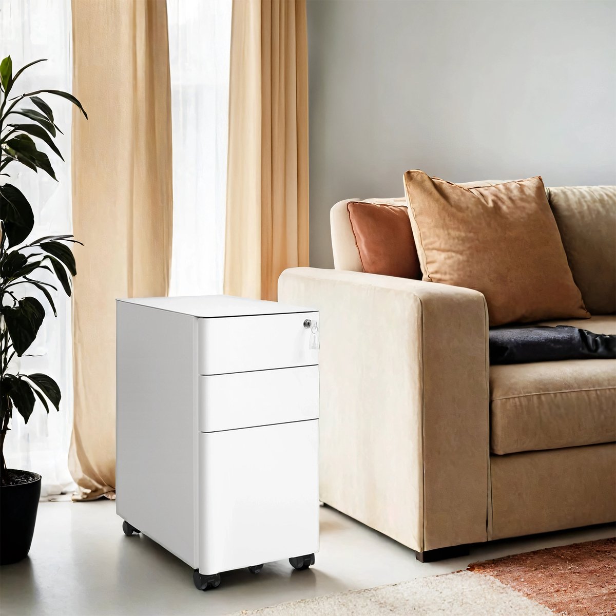 MAZAZU Archiefkast wit Arvandel