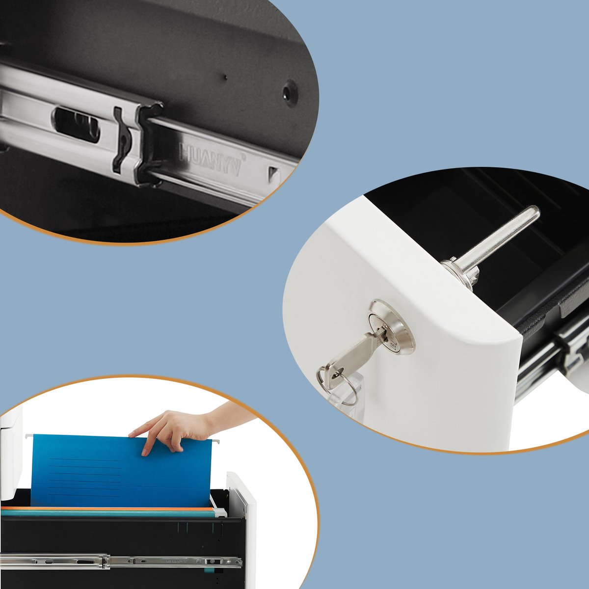 MAZAZU Archiefkast wit Arvandel