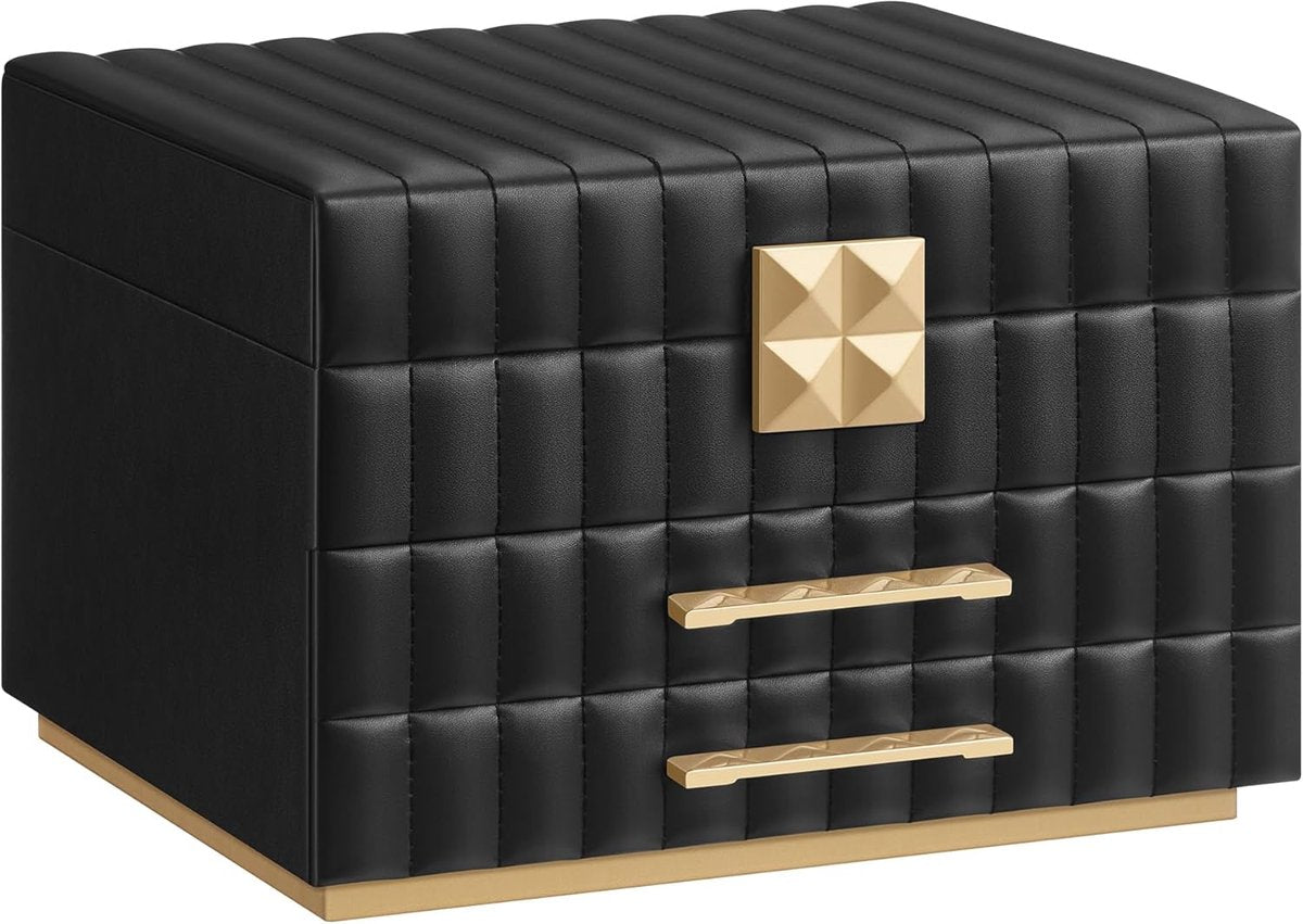 Sierradendoos Bianca 3 niveaus - Zwart - 21.5x24x15.8