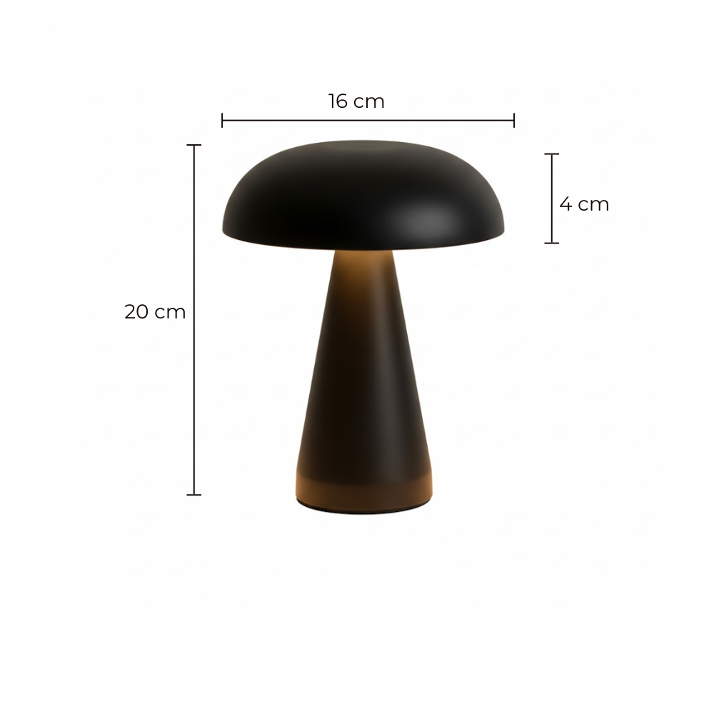 OMNIEXA Zwarte Tafellamp Alba