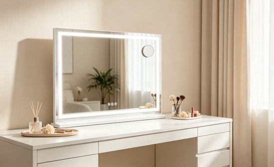 OMNIEXA LED Strip Make-up Spiegel 80×60cm
