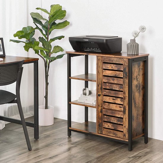 MIRA Home - Dressoir - Kast - Bruin - Hout - 70x30x81cm