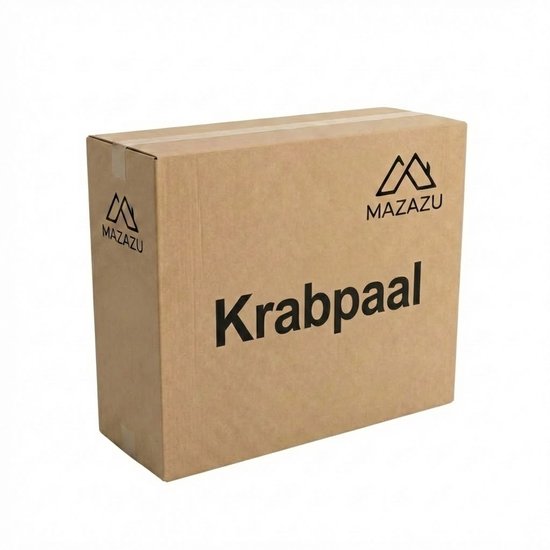 MAZAZU Krabpaal met Hangmat en Huisje - Beige - 55x45x143 cm