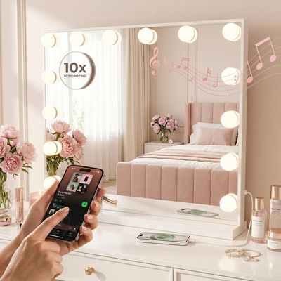 Miroir Hollywood Bluetooth 58cm