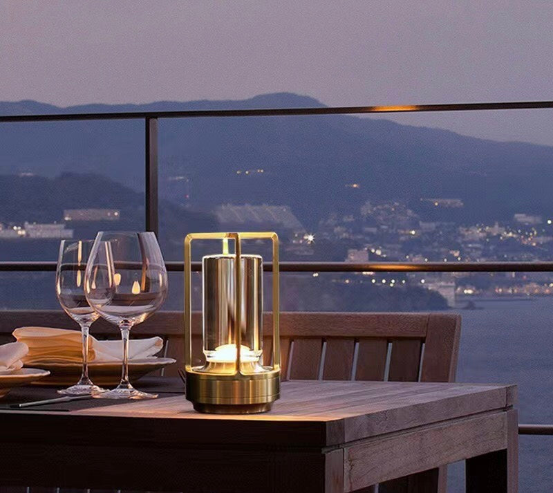 OMNIEXA Tafellamp Goud Valentina