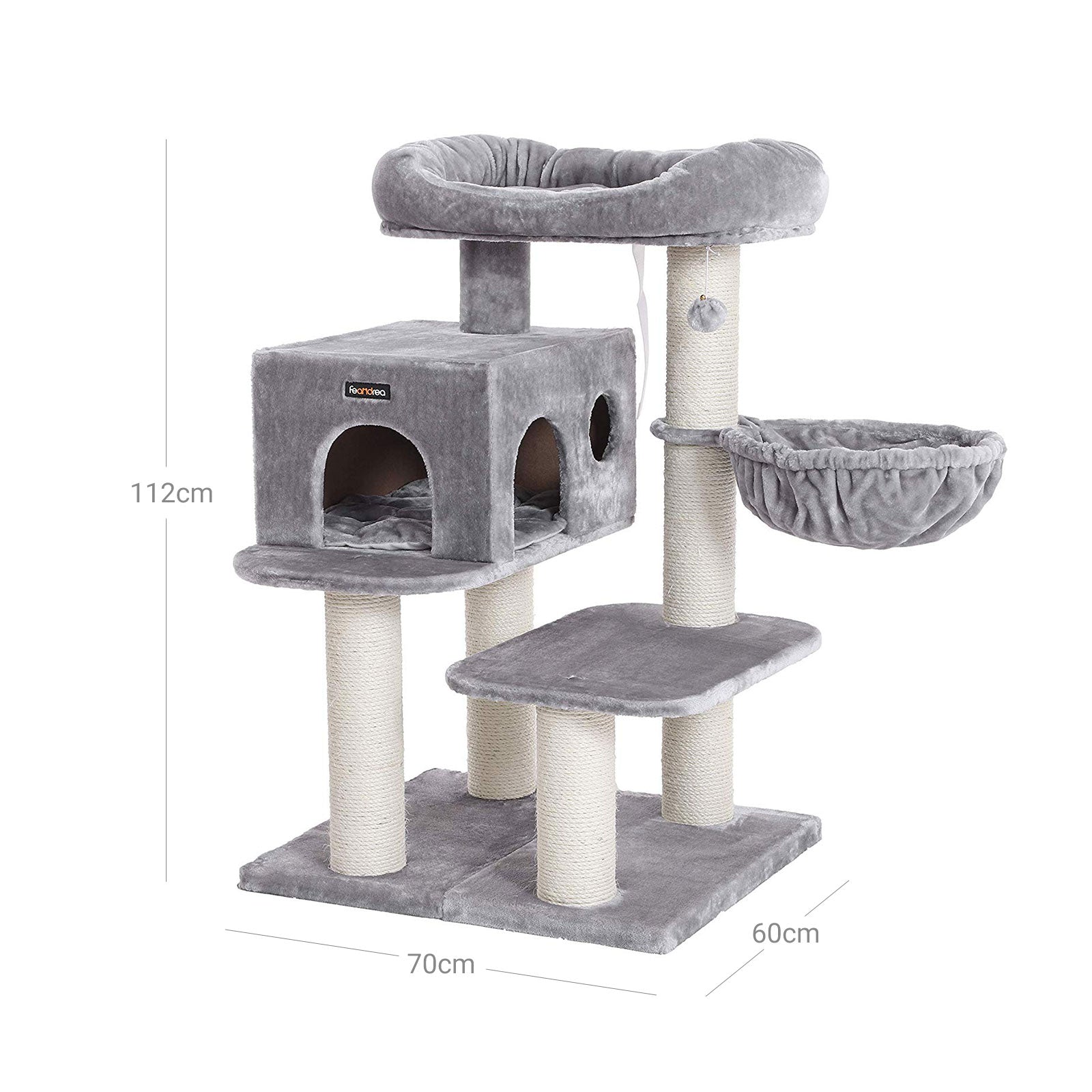 Krabpaal lichtgrijs Nerina