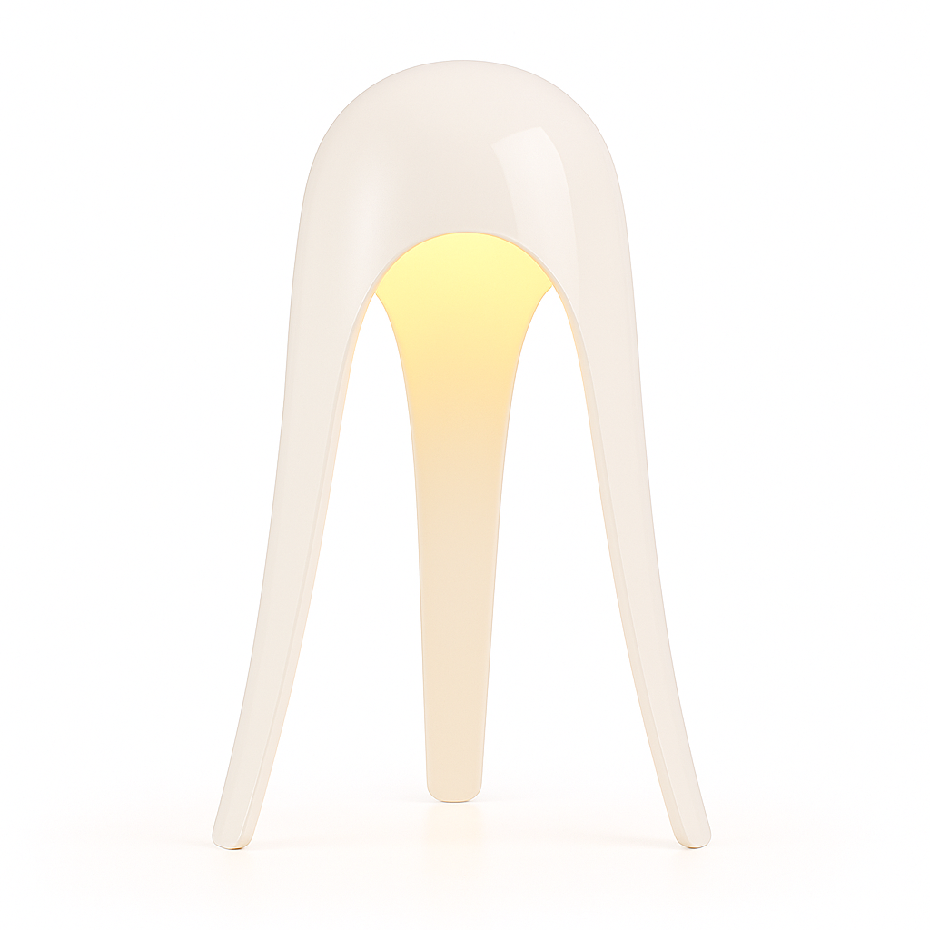 OMNIEXA Crème witte Tafellamp Dayana