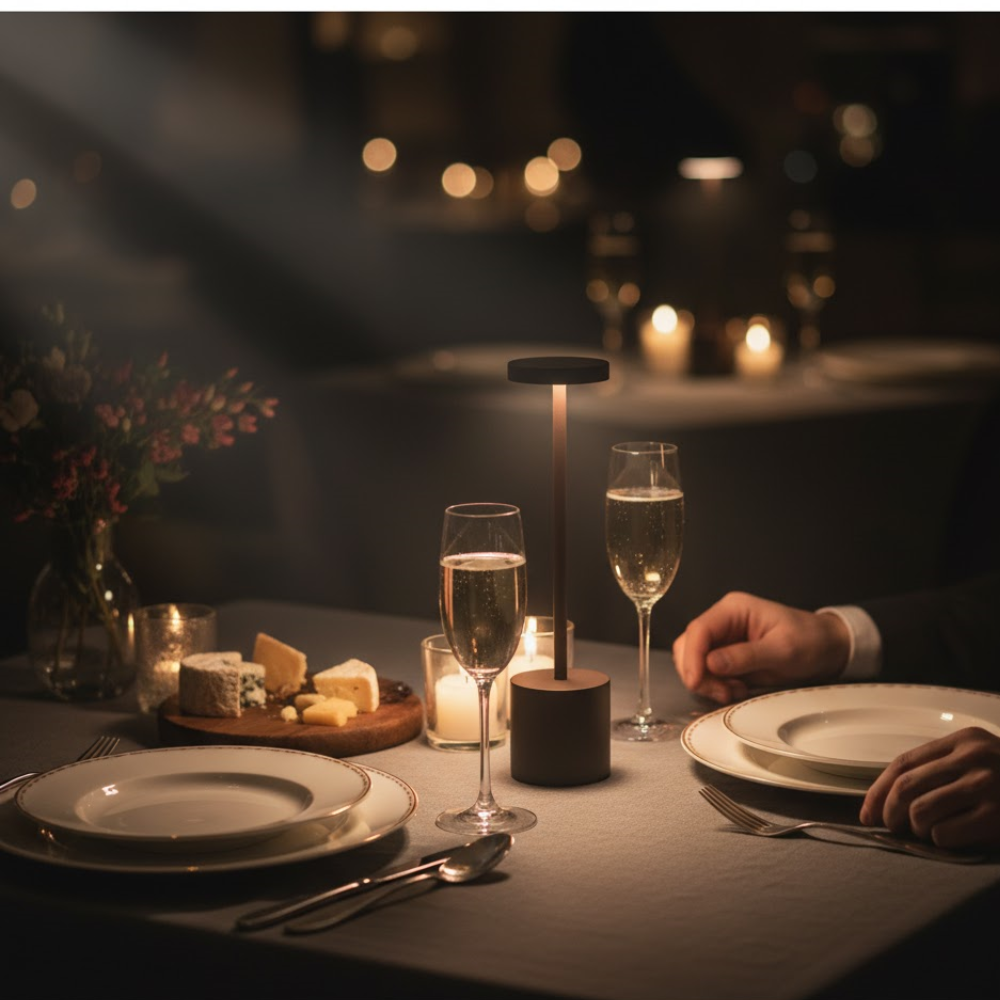 OMNIEXA Tafellamp Zwart Zenón