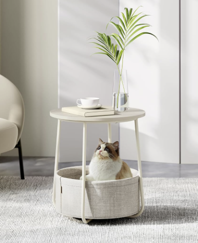 Bijzettafel Lille beige