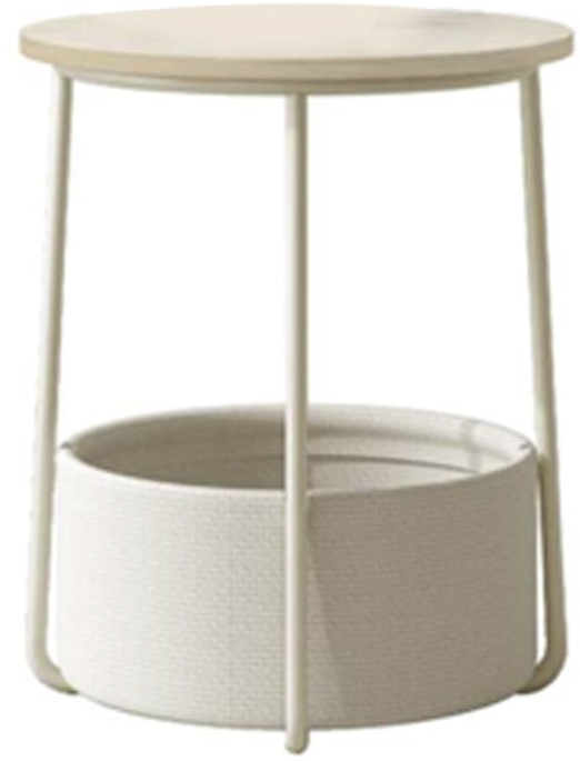 Bijzettafel Beige Ossyra