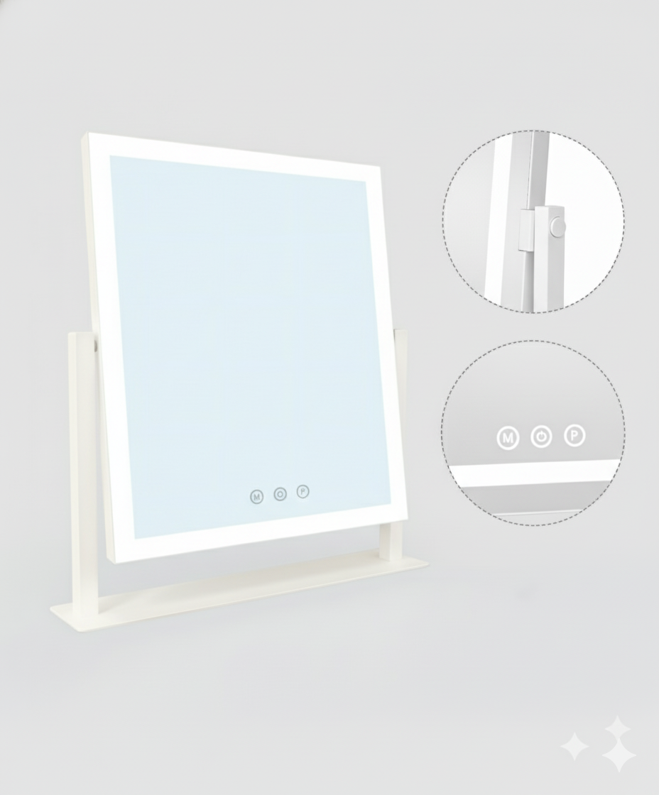 OMNIEXA Hollywood Spiegel Chantally - 30x30cm