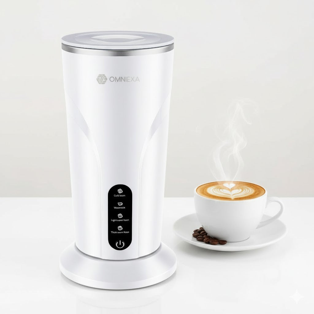 OMNIEXA Witte Melkopschuimer Kalliope