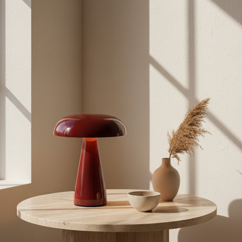 OMNIEXA Rode Tafellamp Alba