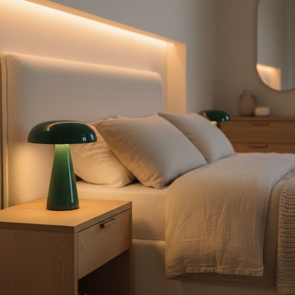 OMNIEXA Groene Tafellamp Alba