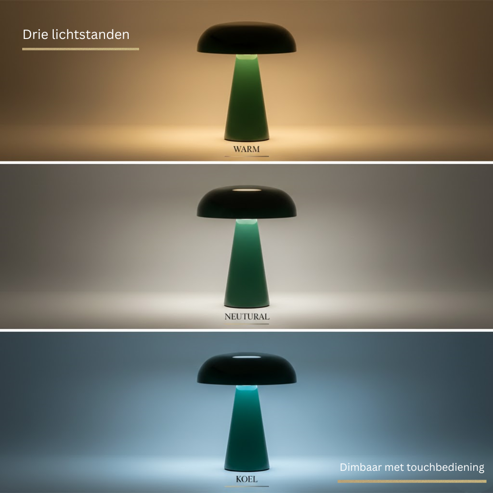 OMNIEXA Groene Tafellamp Alba